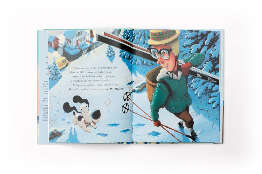 Inner page(s) of Learning to Ski with Mr. Magee